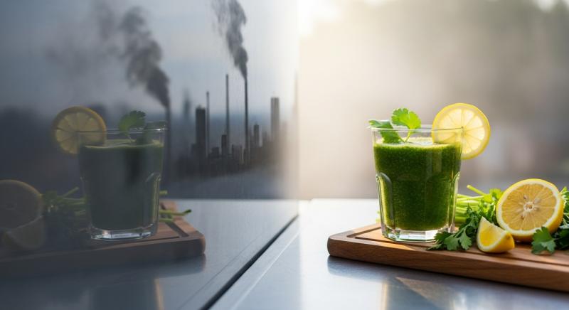 Agir Metal Detoksu Sanayi Dogal ArıNma Kontrast Yesil Detoks Bokeh Gorsel