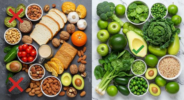 Alkali beslenme kuralları asidik gıdalar işlenmiş yiyecekler şeker kızartma sağlıklı alkalileştiren besinler karşılaştırma