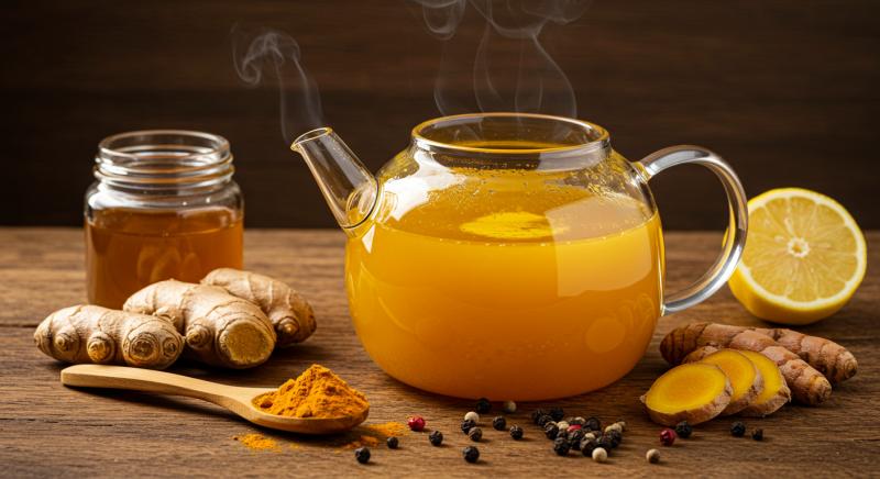 Balli Zencefil Kurkuma Enerji Icecegi