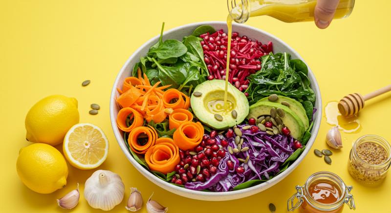 Basit Detoks Salatasi Renkli Tarif