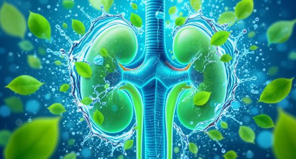 Bobrek Detoksu Illustrasyon Dogal Temizlik