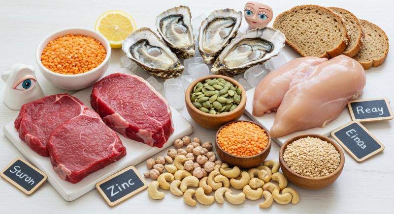 Cinko Mineral Destegi Goz Sagligi Besinler