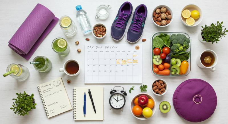 Detoks Sureci 3 7 Gun Gunluk Rutin Program