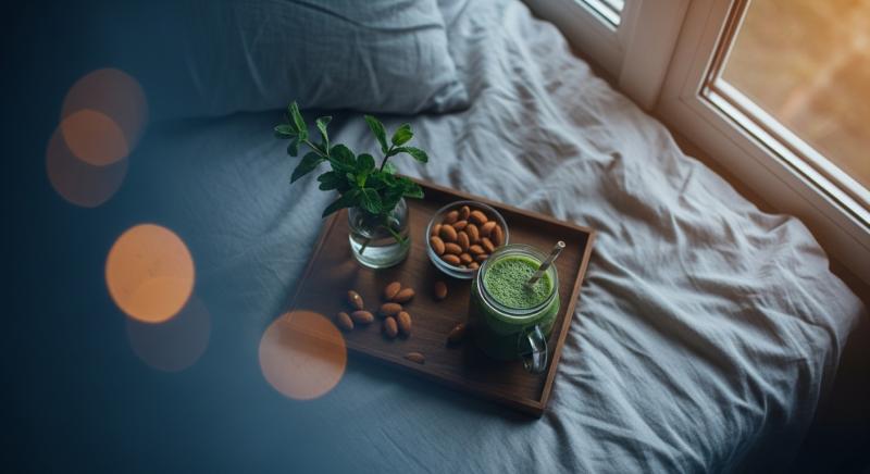 Detoks Uyku Bagirsak Serotonin Dogal Isik Gece Mistik Bokeh Gorseli