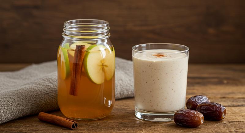 Elma Tarcin Hurma Detoks Icecekleri