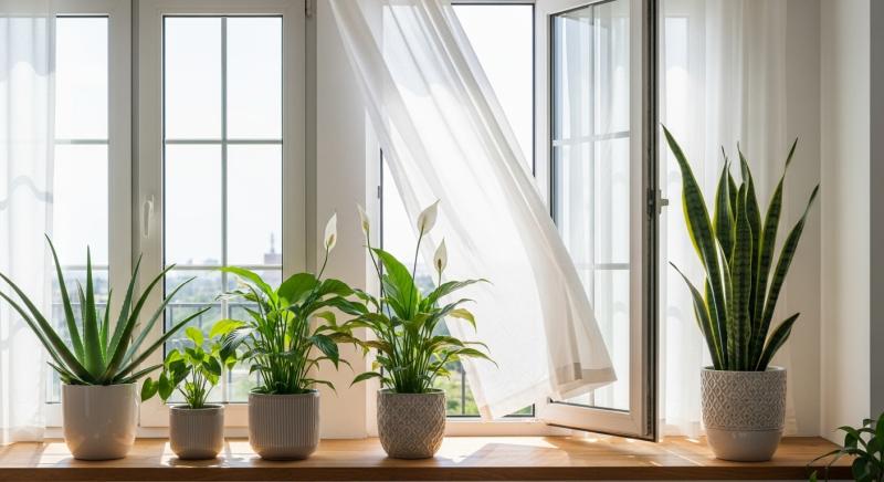 Evde Hava Sirkulasyonu Bitkilerle Detoks