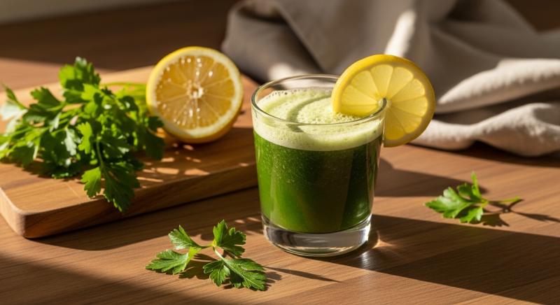 Evde Maydanoz Detoksu Tarifi Dogal