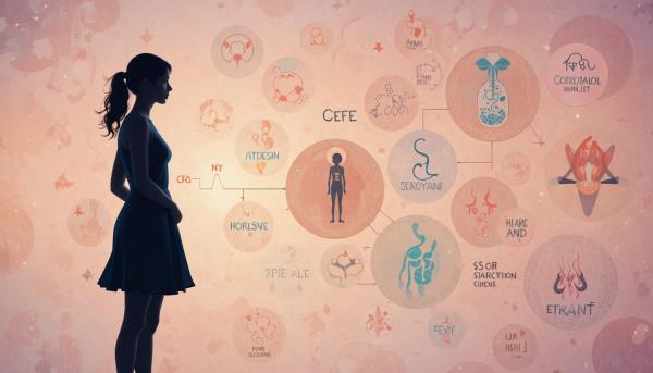 Fibromiyalji Hormon Dengesi Illustrasyon