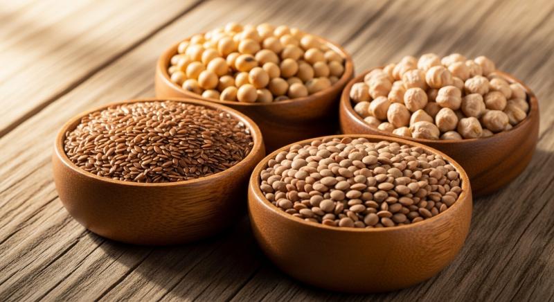 Fitoostrojen Icerikli Keten Tohumu Soya Ve Nobetle Denge