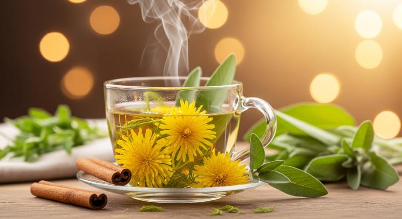 Kafeinsiz Detoks Cayi Rezene Karahindiba Adacayi TarçıN Bokeh Gorsel