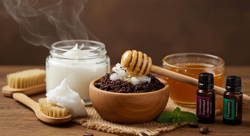 Kahve Sac Derisi Peeling Yagli Saclar