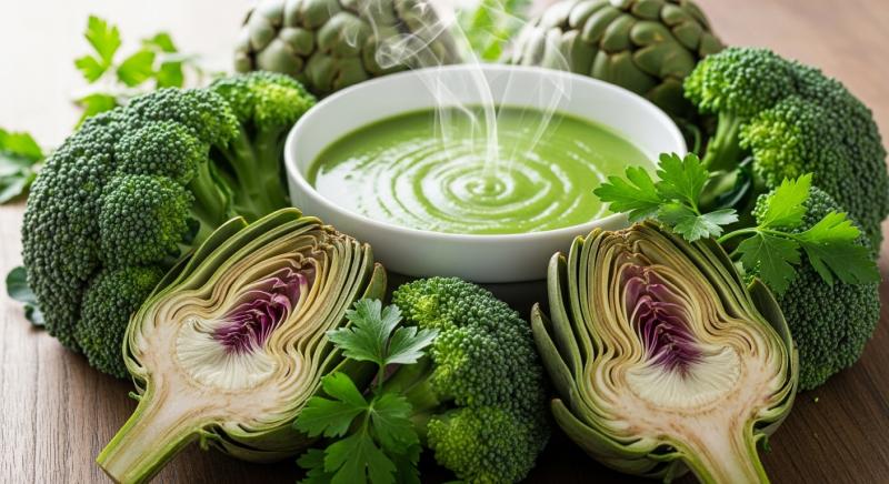 Karaciger Dostu Brokoli Enginar Ve Maydanoz Corbasi