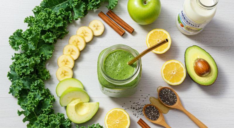 Klasik Yesil Kale Detoks Smoothie Tarifi