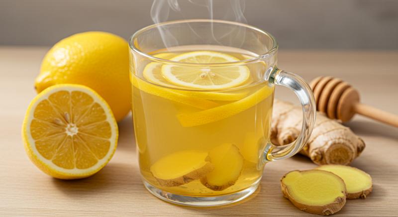 Limon Zencefil Karaciger Temizleyici Icecek