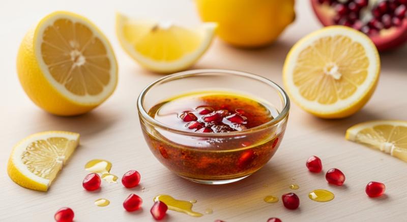 Limon Zeytinyagi Nar Ve Sumakli Detoks Sos