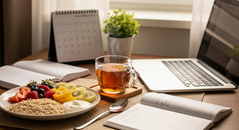 Melisa Cayi Gune Sakin Baslamak Icin Kahvalti Ritueli