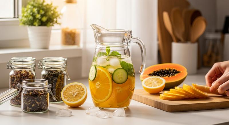 Portakalli Detoks Icecegi Ve Dogal Icecek Alternatifleri