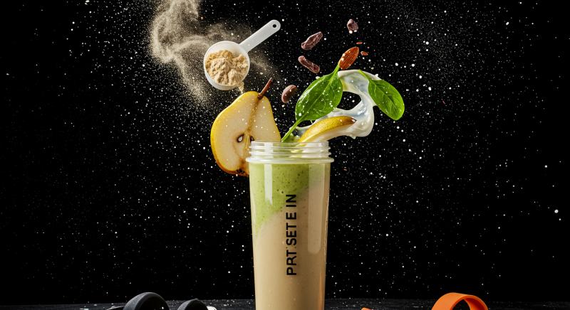 Protein Guclendirilmis Armut Smoothie Egzersiz