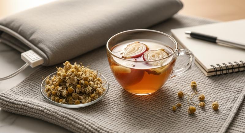 Regl Donemi Icin Sogan Suyu Bitkisel Kupa Cay