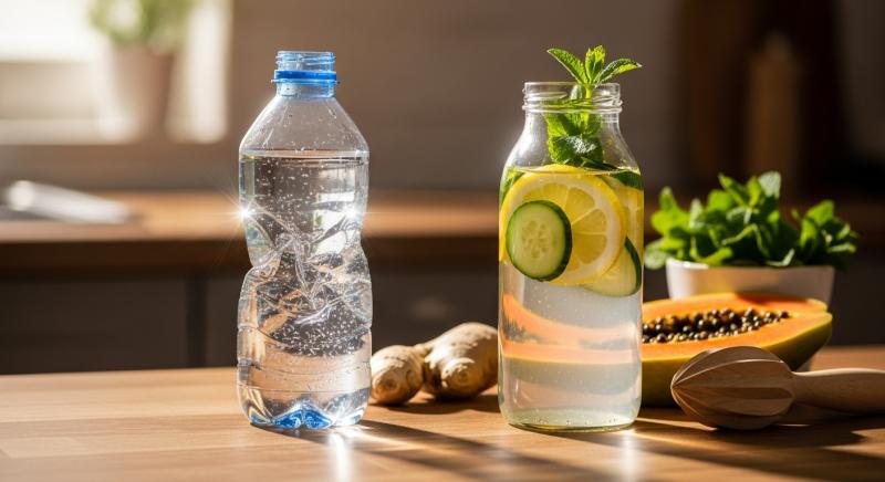 Sivi Detoksu Ve Plastik Icerikli Sivi Karsilastirmasi