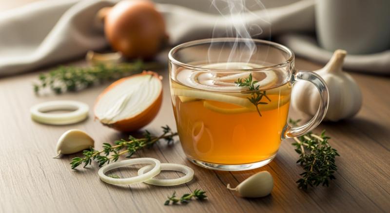 Sogan Suyu Neye Iyi Gelir Baharatli Sunum Kup Cay