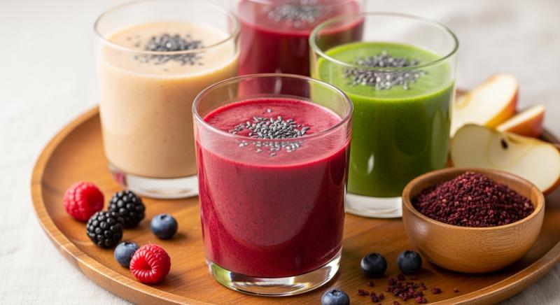 Sumakli Smoothie Kulturunde Uc Renkli Detoks Icecegi