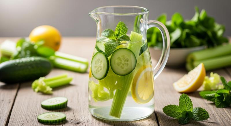 Vucudu Arindiran Detoks Sebze Suyu Cam Sise