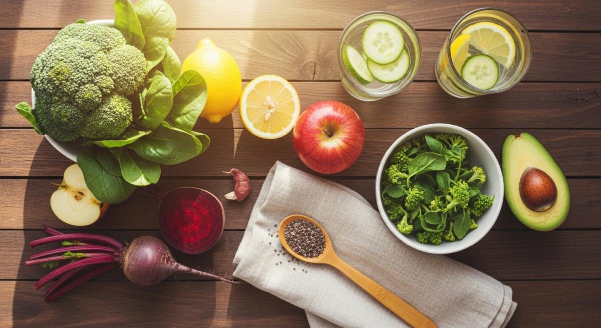 Vucudu Arindiran Temizleyen Besinler Dogal Detoks Yesil Sebzeler Bokeh Gorsel