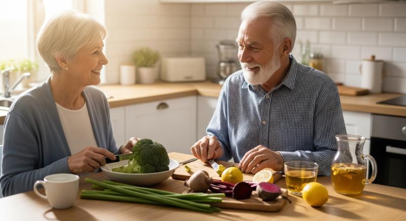 Yasli Detoks Kisisel Beslenme Denge Bokeh Gorsel