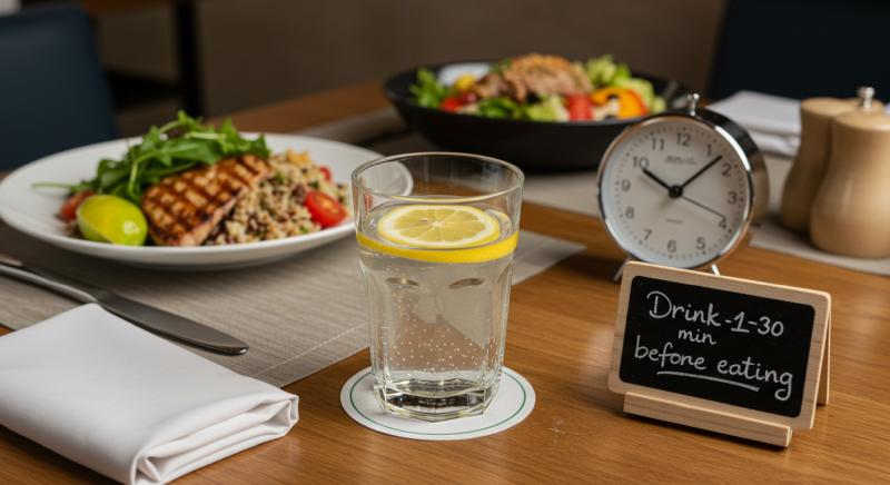 Yemeklerden Once Limonlu Su Istah Kontrolu