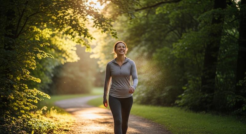 Yuruyusle Stres Azaltan Mutlu Insan Dogada