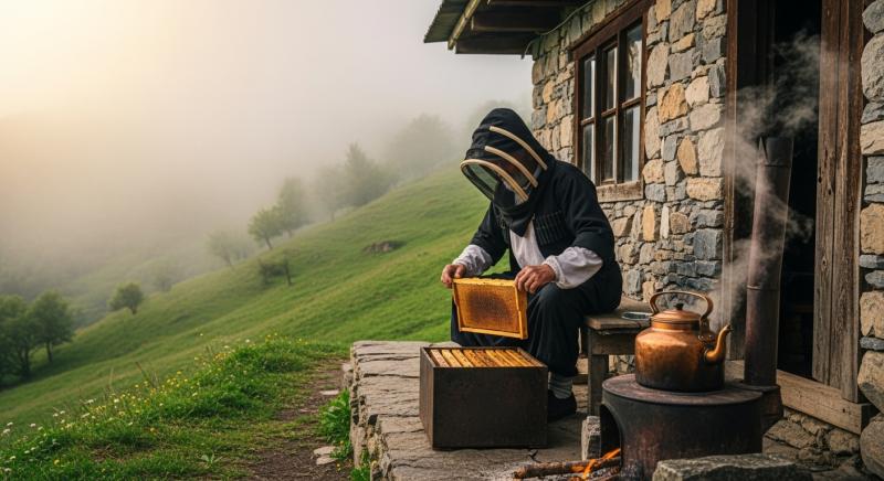 Anzer Yaylasi Kulturunu Yasatan Yasli Karadeniz Aricisi Tradisyonel Sahne