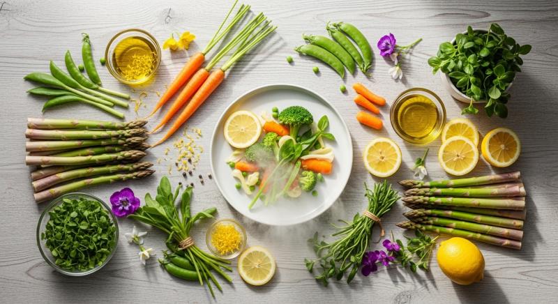 bahar mutfagi canli sebzeler