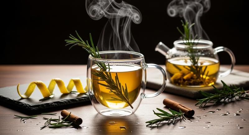 biberiye cayi aromatik rituel sahnesi