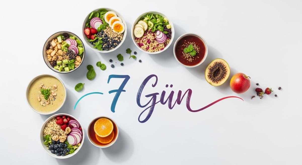 1 Haftalık Arınma Menüsü Hafif ve Dengeli Beslenme Planı