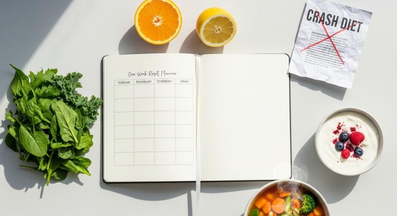 bir haftalik kolay detoksu sakin gecis olarak planlama