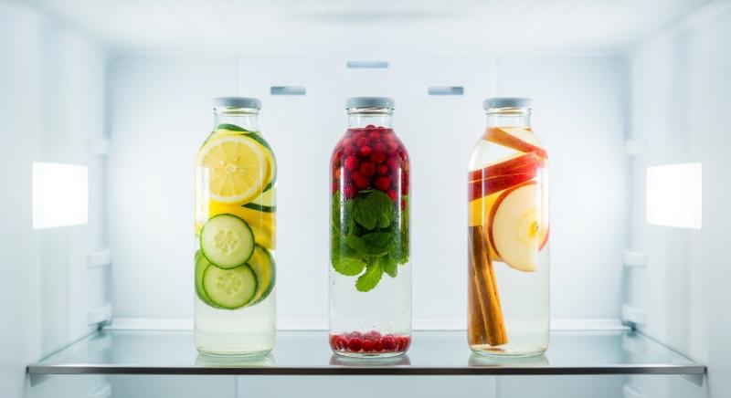 detox suyu cam sise tazelik saklama