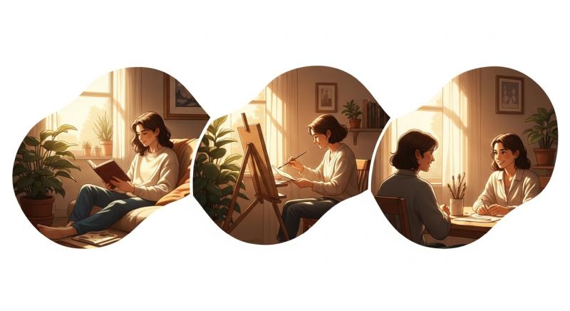 dijital detoks hobi ve baglanti sahnesi