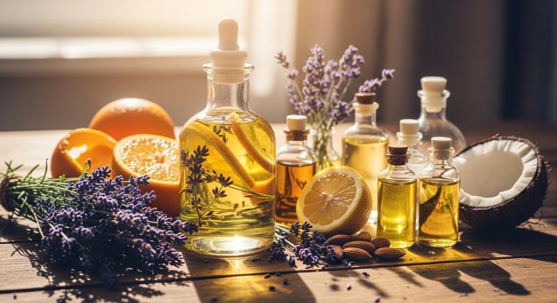 evde masaj yagi hazirlama sahnesi