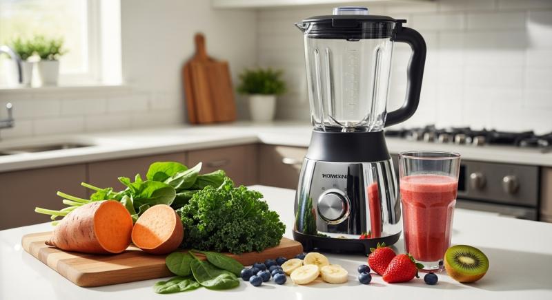 evde smoothie blender dogal icecek hazirligi