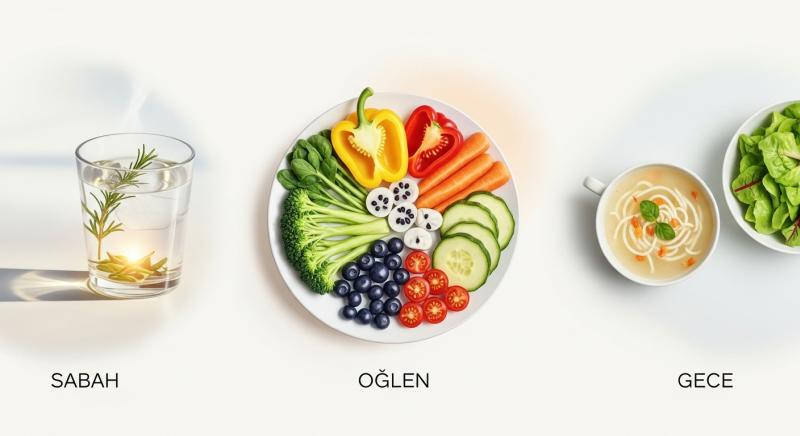 gunluk hafiflik surdurulebilir beslenme sahnesi