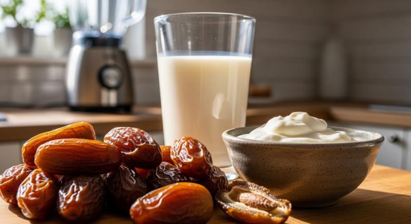 hurma yogurt icecek taze malzemeler