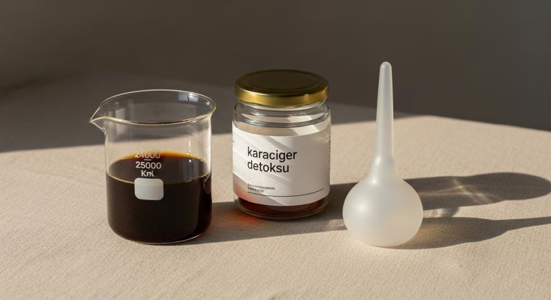 Kahve Enema Karaciger Detoksu Kolon Temizliginden Farkli Simgesel