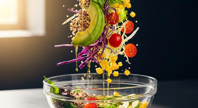 kaliforniya salatasi dinamik karistirma