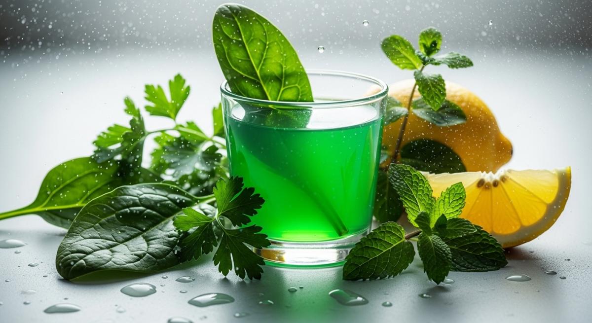 Evde Klorofil Shot Yapımı Ferahlatıcı Doğal Tarif
