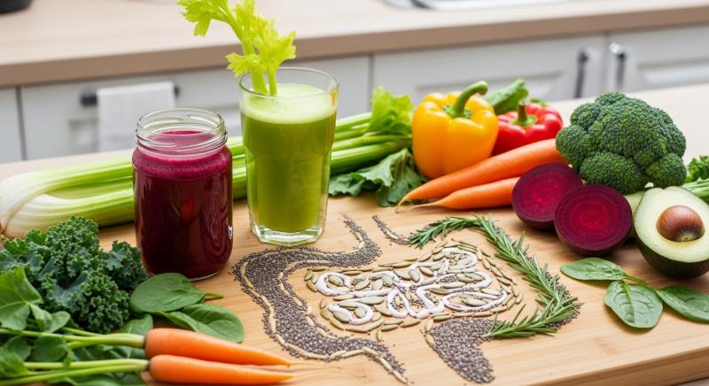 lifli detoks icecekleri ve bagirsak destegi