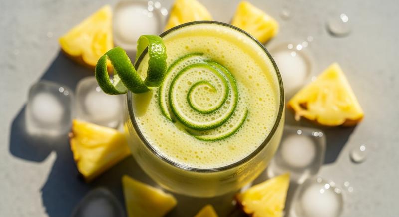 lime ve ananasin dengeli ferah uyumu