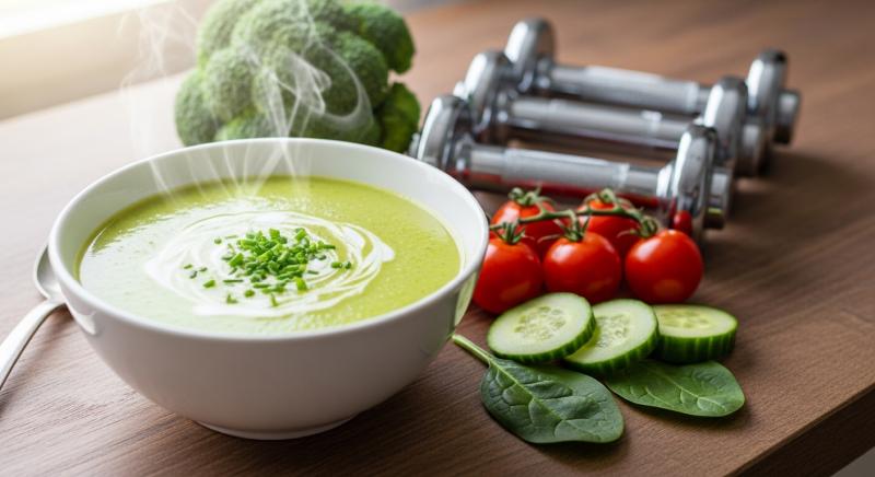 metabolizma dostu brokoli corba ve aktif yasam