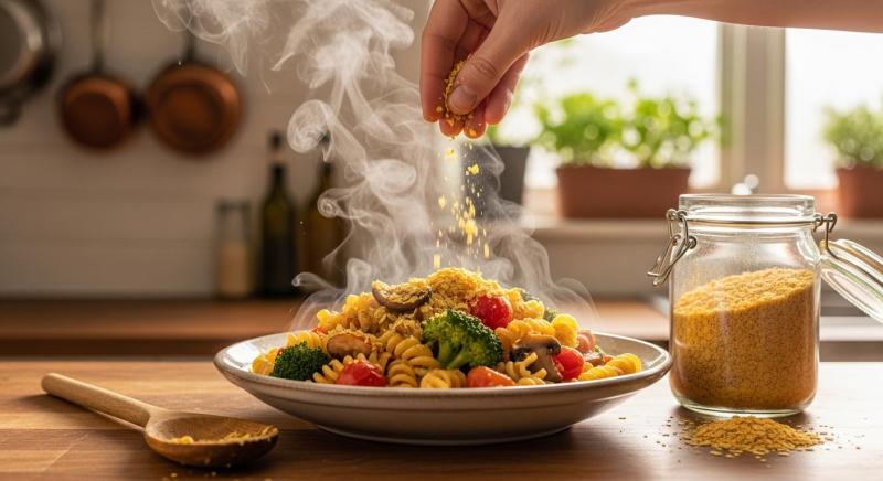 pisirme sonrasi besin mayasi ile umami dokunusu