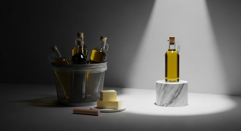 safra kesesi icin dogru yagi secme konsepti zeytinyagi odakta